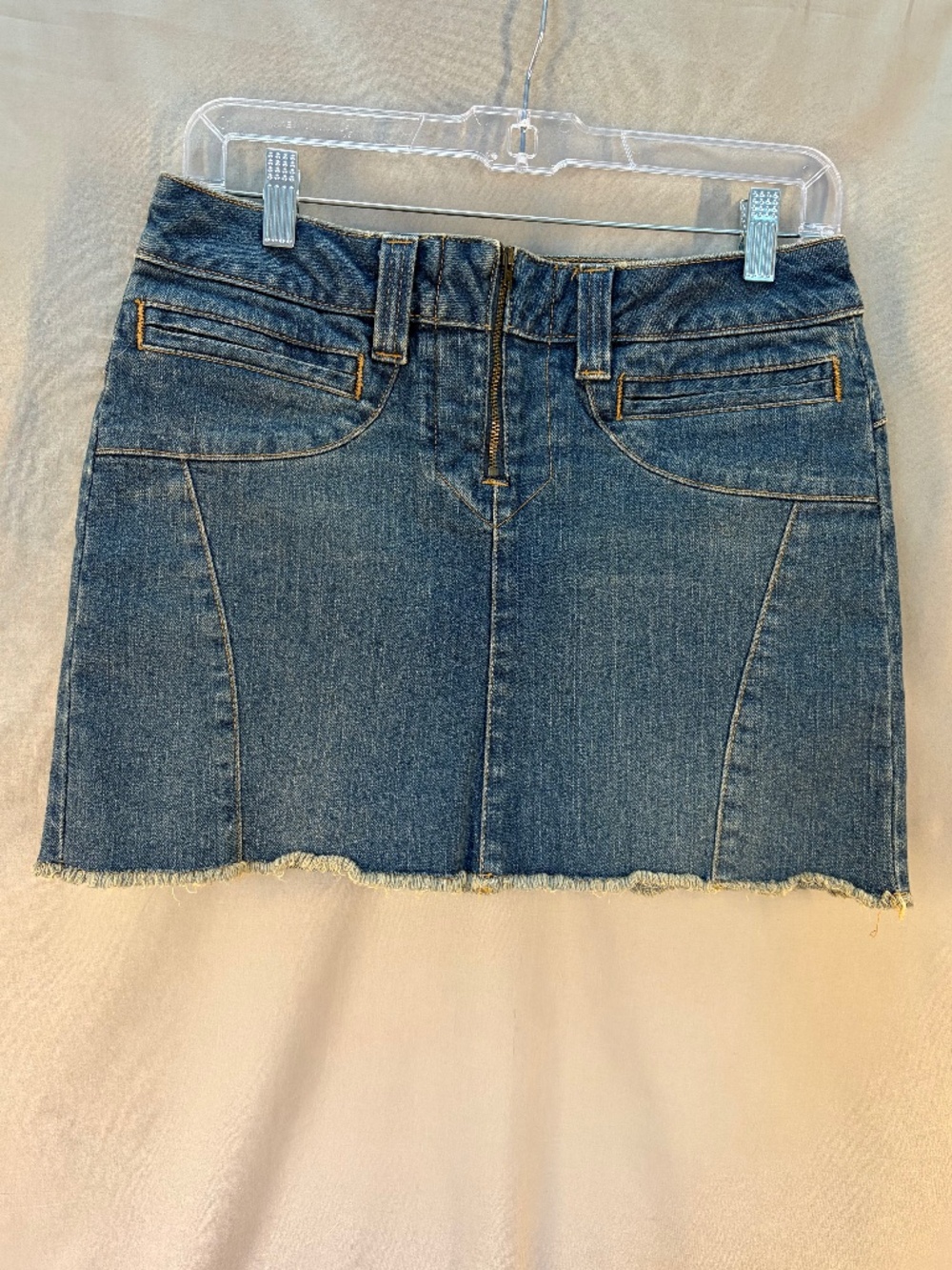American Eagle Denim Jean Mini-Skirt, color Blue size 2 (NWT)